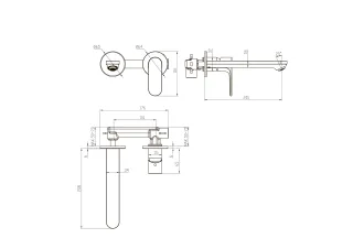 Смеситель для раковины Aquatek Альфа AQ1913CR хром